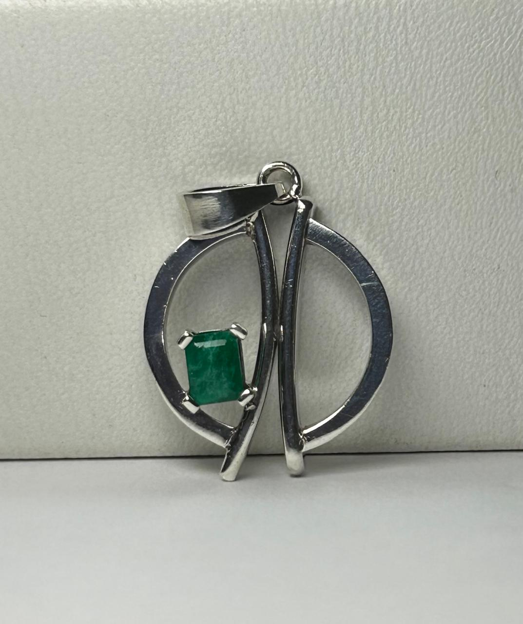 DIJE PLATA LEY 925 MEDALLON  CUADRADA Mirano