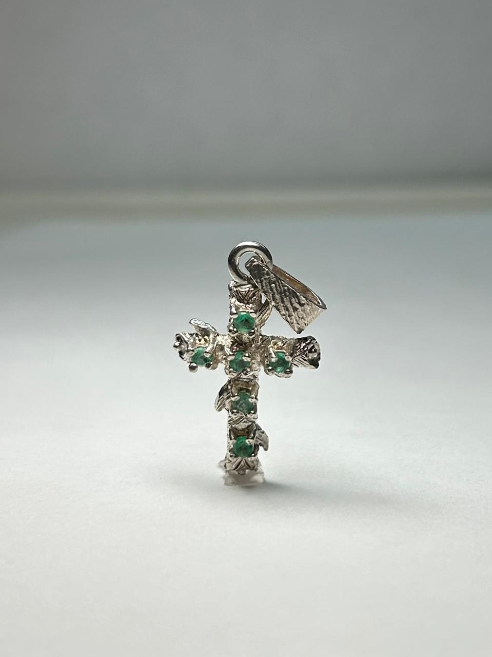DIJE PLATA LEY 925 CRUZ GRANDE ARBOL Mirano