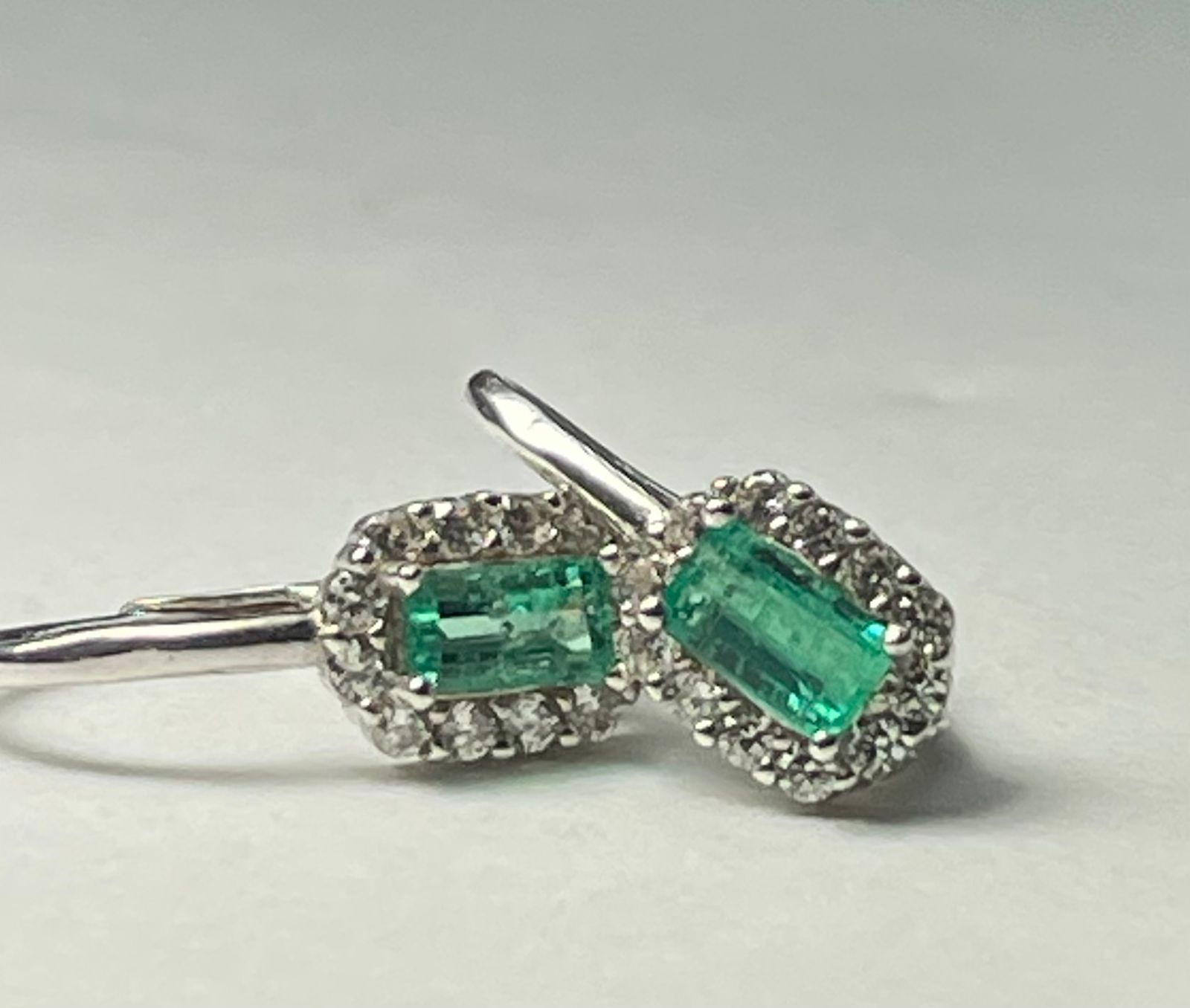 ARETES EN PLATA LEY 925 CANDONGAS SISTEMA OMEGA Mirano
