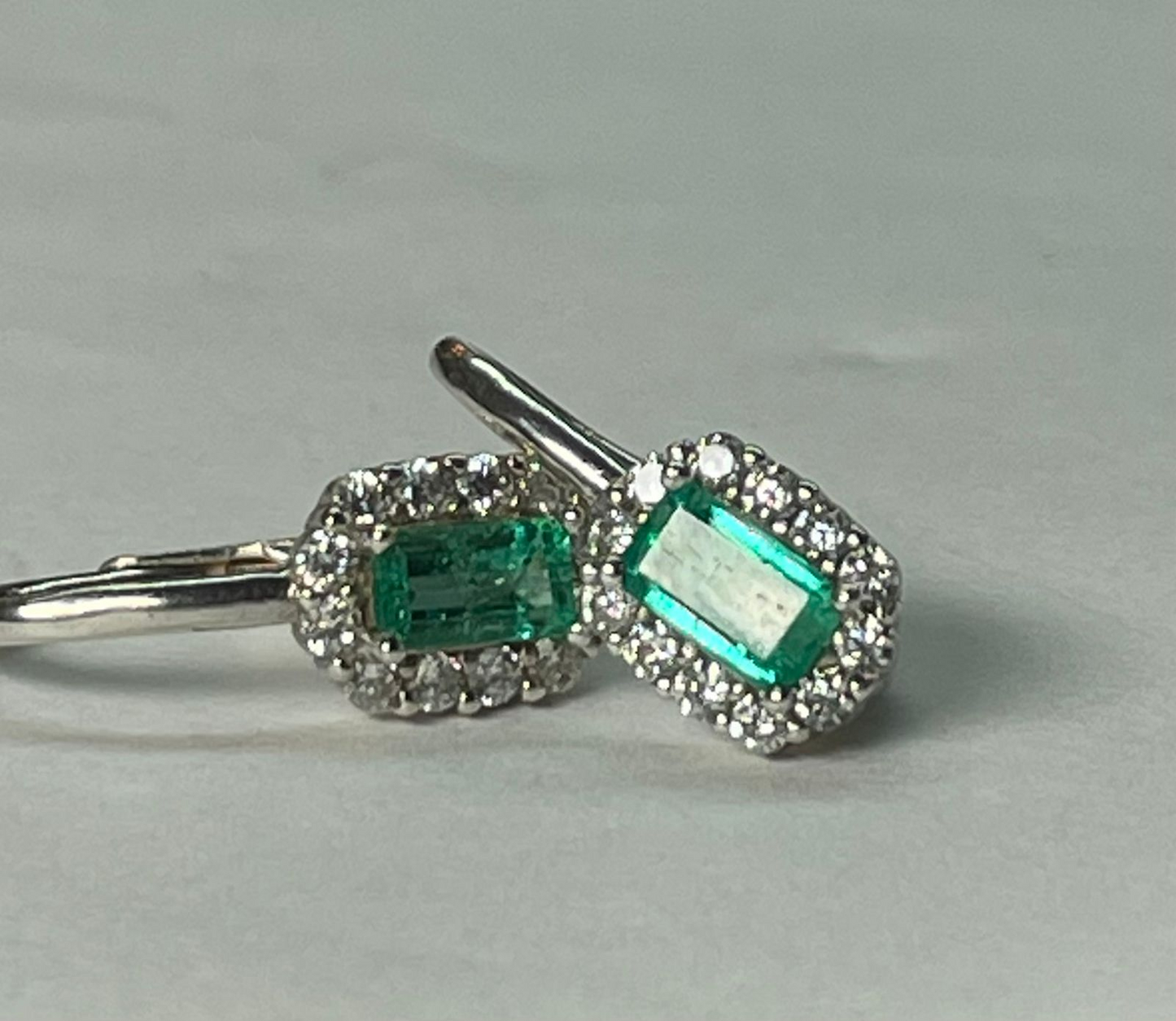 ARETES EN PLATA LEY 925 CANDONGAS SISTEMA OMEGA Mirano