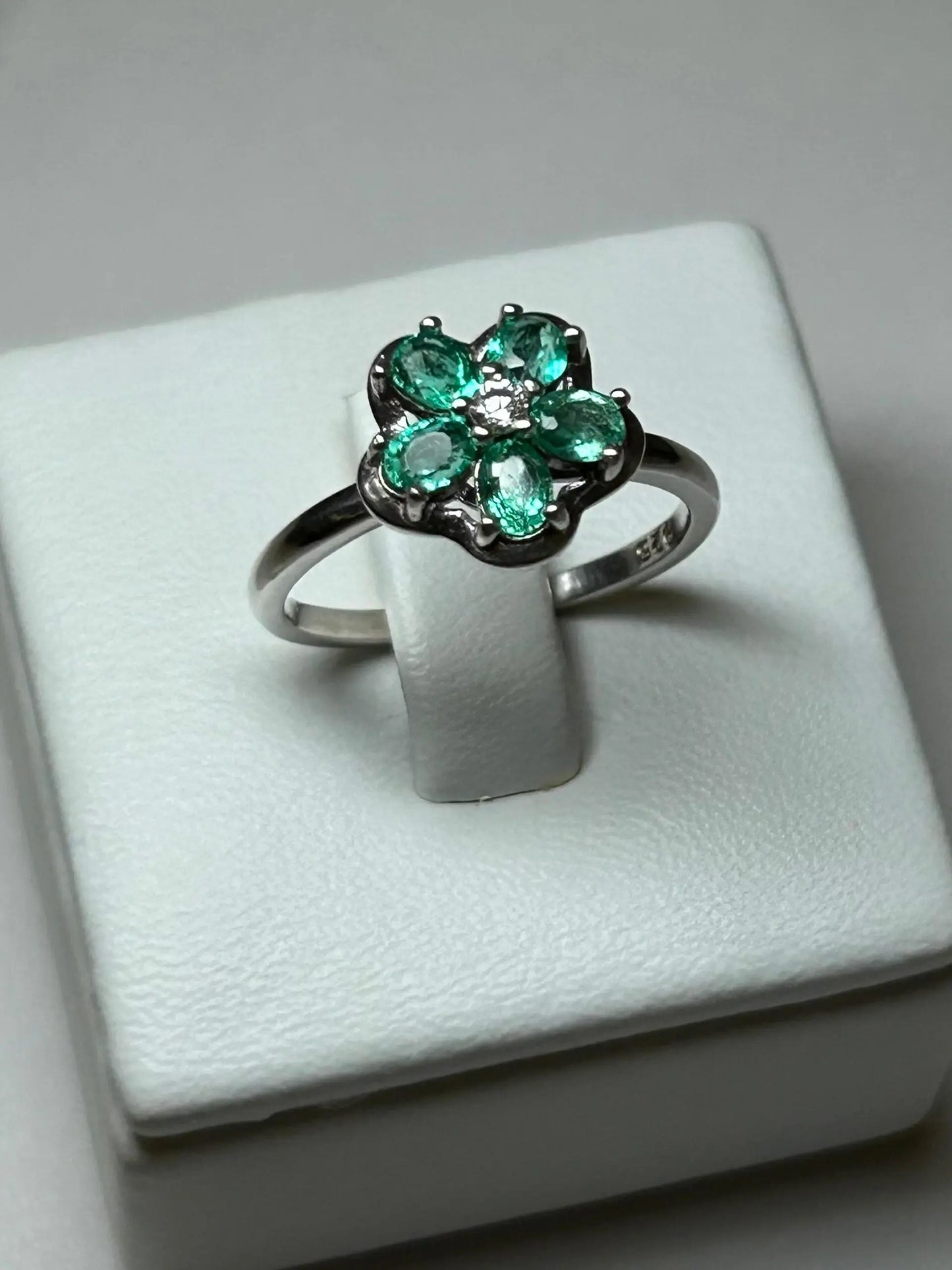 ANILLO PLATA LEY 925 DISEÑO FLOR 5 PETALOS Mirano