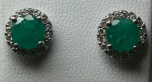 ARETES EN PLATA LEY 925 REDONDO MARQUESA ALTO Mirano