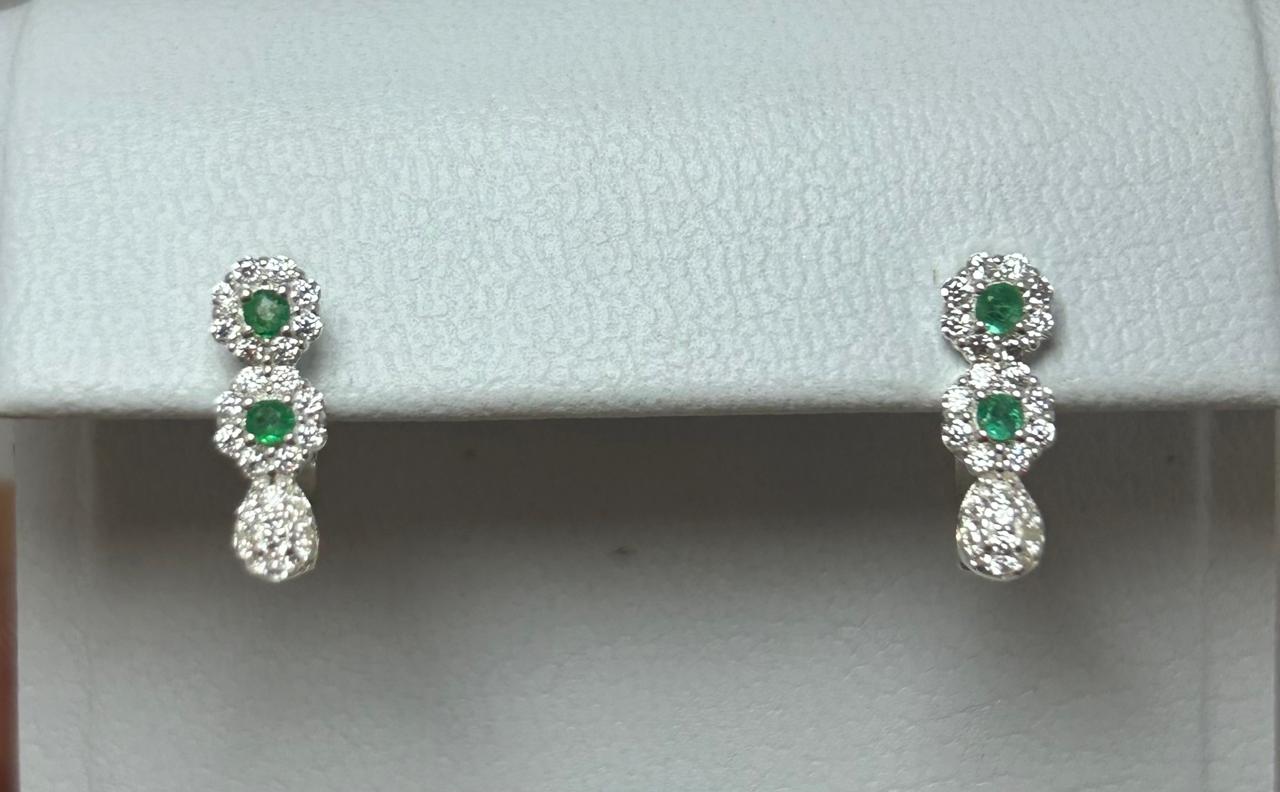ARETES EN PLATA LEY 925 CANDONGA  OVALO Mirano