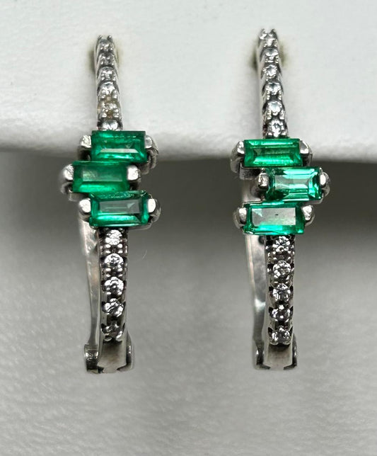 ARETES EN PLATA LEY 925 CANDONGAS CAREE Mirano