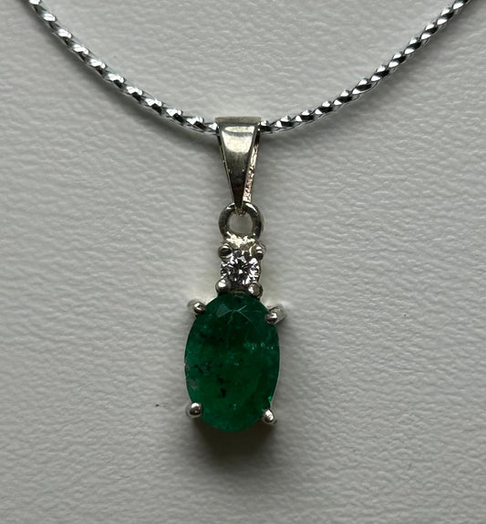 DIJE PLATA LEY 925 OVALADO DE COLOR Mirano
