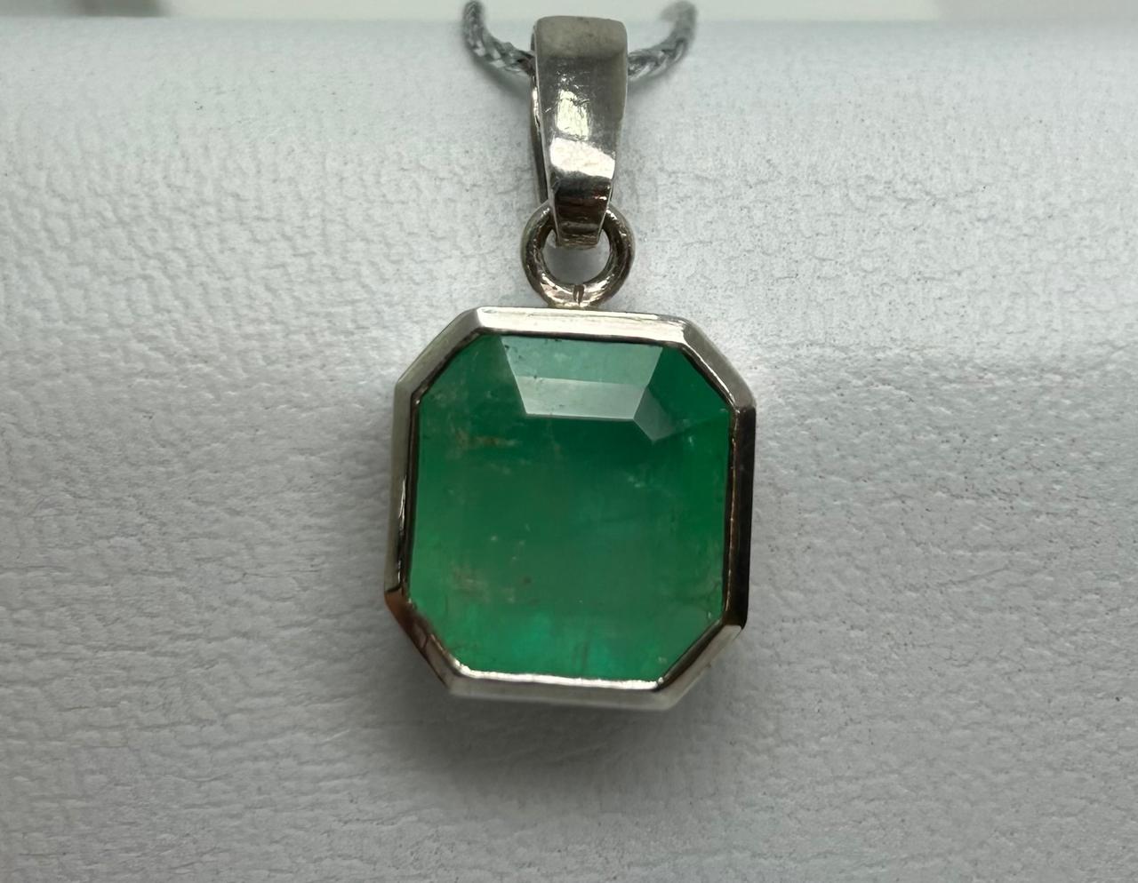 DIJE PLATA LEY 925 CUADRADO DESPUNTADO Mirano