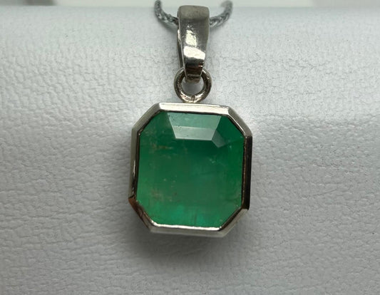 DIJE PLATA LEY 925 CUADRADO DESPUNTADO Mirano