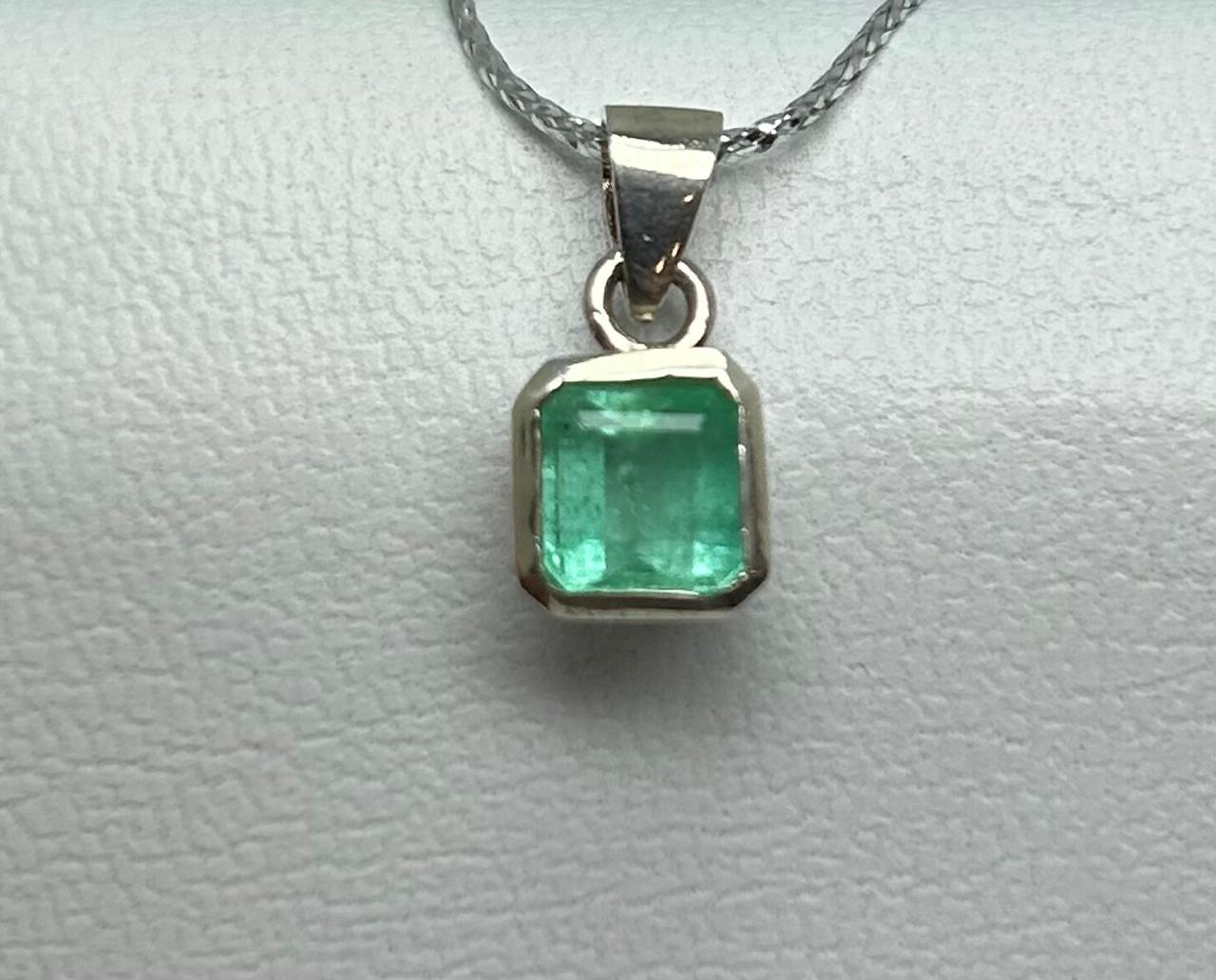 DIJE PLATA LEY 925 CUDRADO CRISTAL Mirano