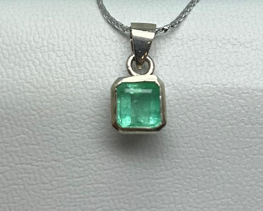 DIJE PLATA LEY 925 CUDRADO CRISTAL Mirano