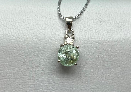 DIJE PLATA LEY 925 REDONDO UÑAS CRISTAL Mirano