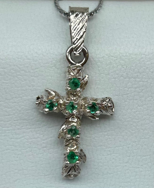 DIJE PLATA LEY 925 CRUZ GRANDE ARBOL Mirano