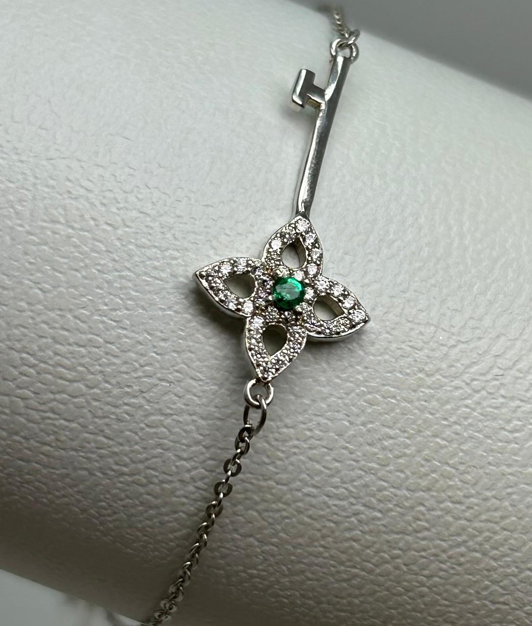 PULSERA PLATA LEY 925 LLAVE Mirano
