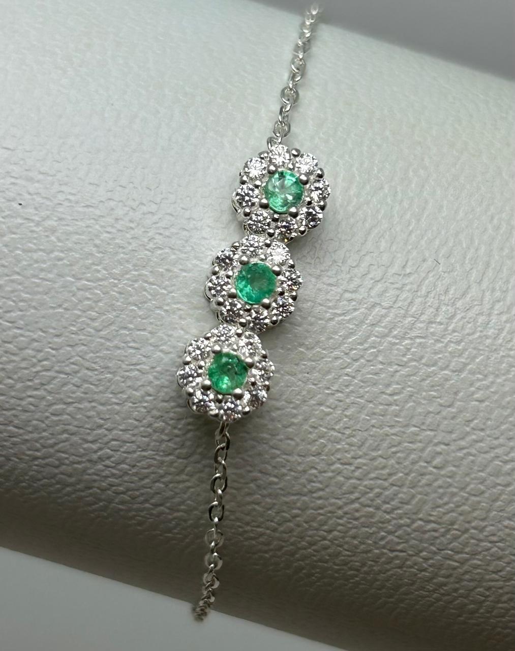 PULSERA PLATA LEY 925 3 ARO MARQUESA Mirano