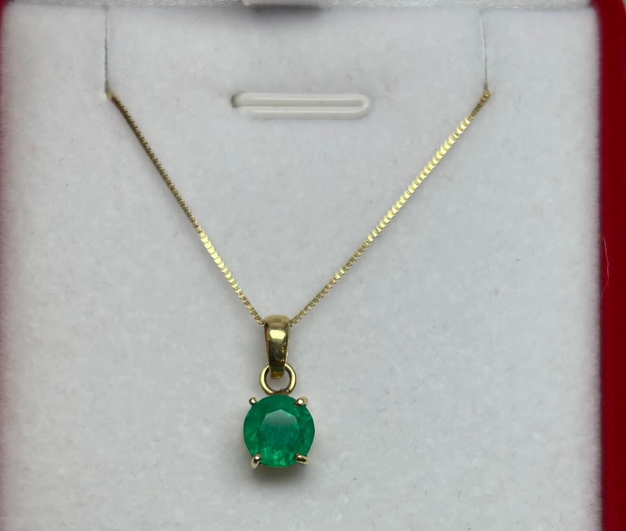 DIJE ORO DE 18 KTES SOLITARIO COLGANTE Mirano