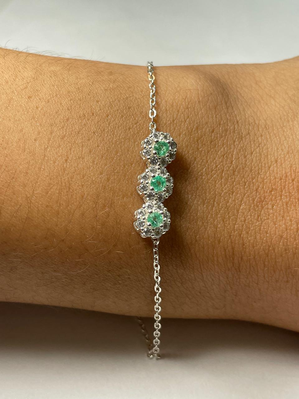 PULSERA PLATA LEY 925 3 ARO MARQUESA Mirano
