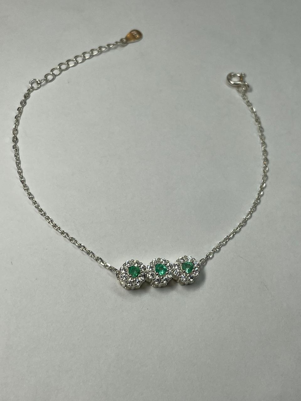 PULSERA PLATA LEY 925 3 ARO MARQUESA Mirano