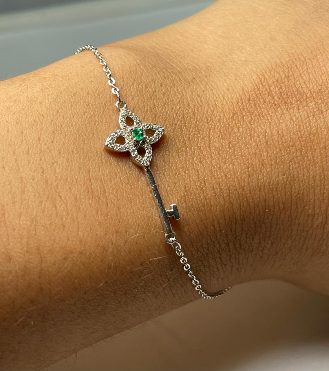 PULSERA PLATA LEY 925 LLAVE Mirano