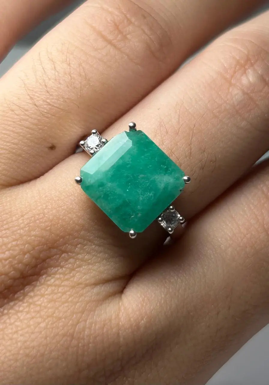 ANILLO LEY 925 DISEÑO CRUZADO SOLITARIO Mirano