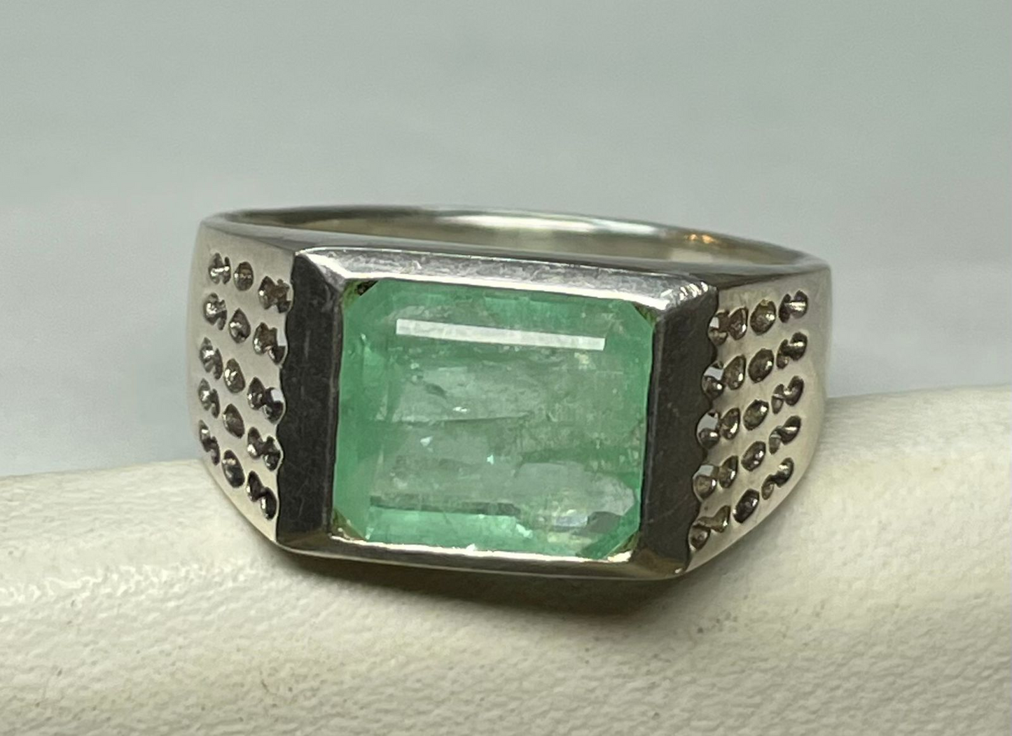 ANILLO PLATA LEY 925 DISEÑO PLANO Mirano