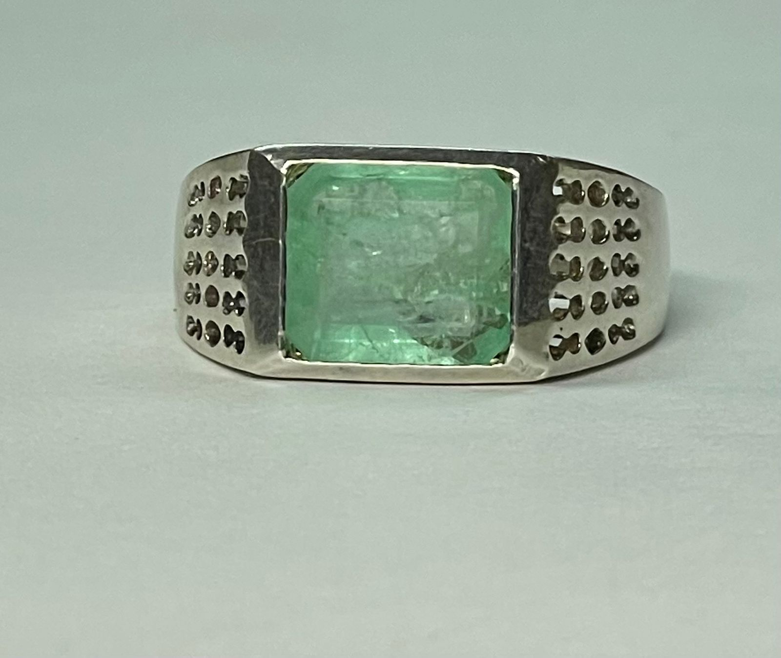 ANILLO PLATA LEY 925 DISEÑO PLANO Mirano