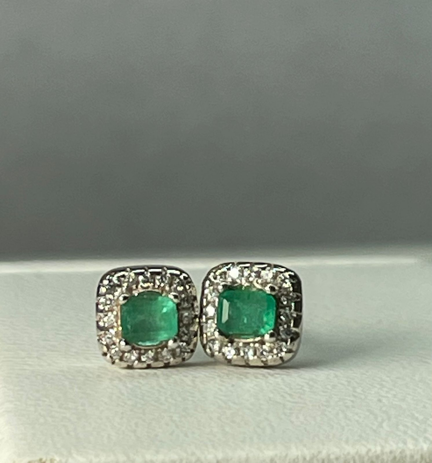 ARETES EN PLATA LEY 925  CUADRADOS MARQUESA Mirano